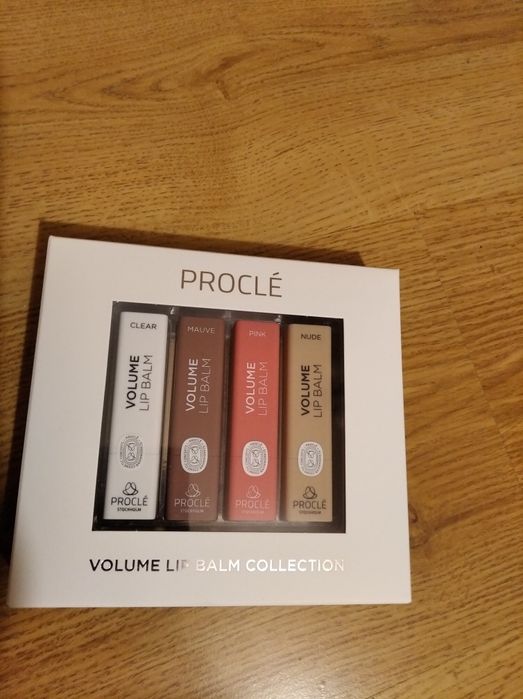 Cały zestaw Poma powiększające usta.Procle Volume Lip Balm Collection