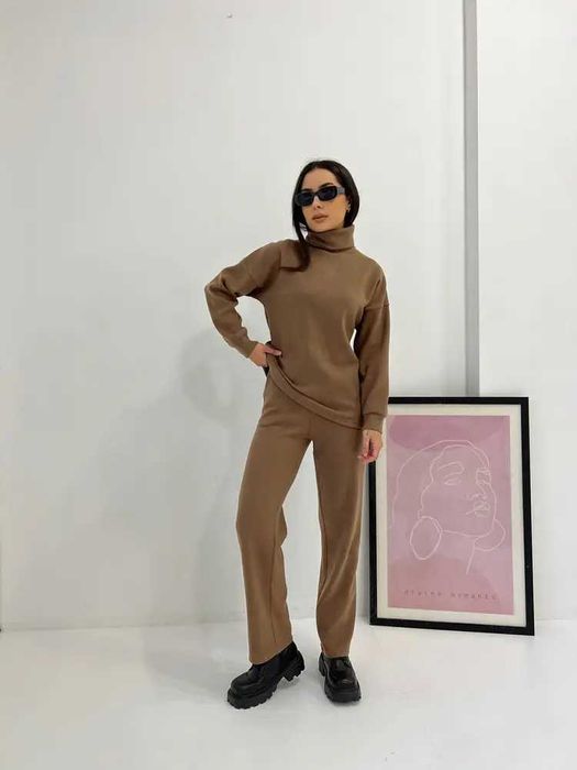 Женский теплый костюм шерсть ангора S