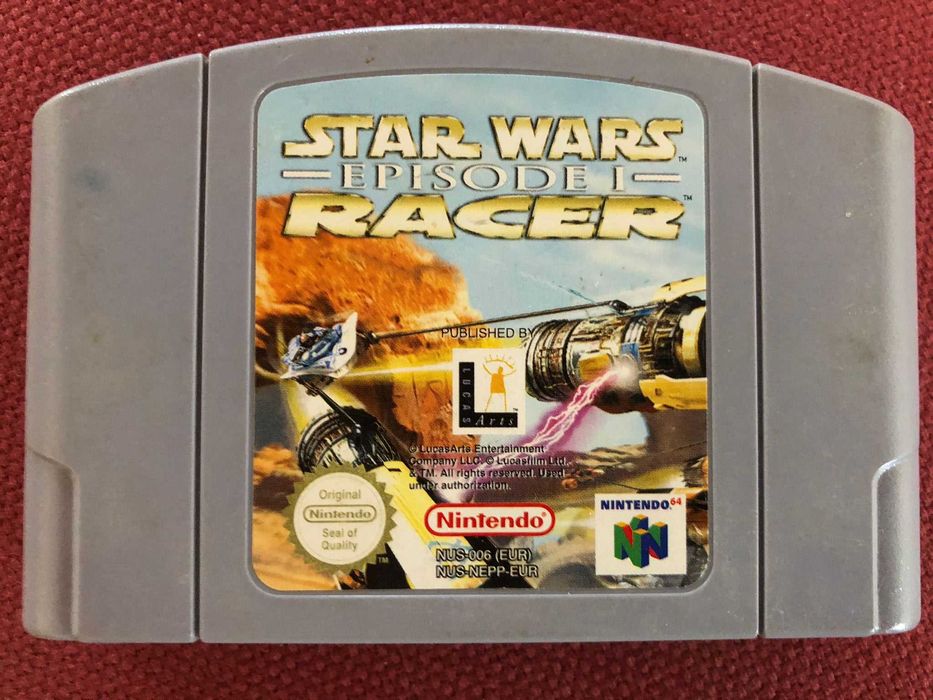 Jogo Star Wars Episode I Racer Nintendo 64 original (PAL)