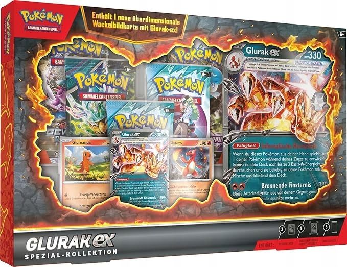 Pokemon Glurak Ex Karty Booster Box