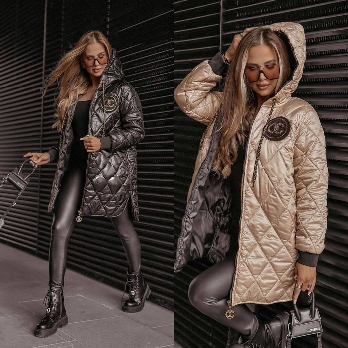 Шикарная тёплая куртка 42-56 размеры