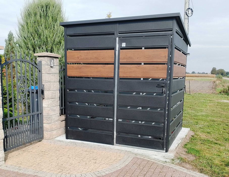 Wiata śmietnikowa panelowa  2,5m x 2,5m