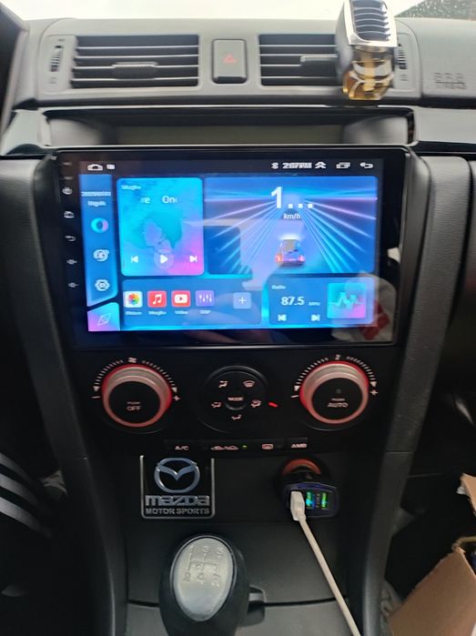 Mazda 3  1.6b+gaz 04r. przebieg 214tyś. hak, klima, radio dotykowe 7"