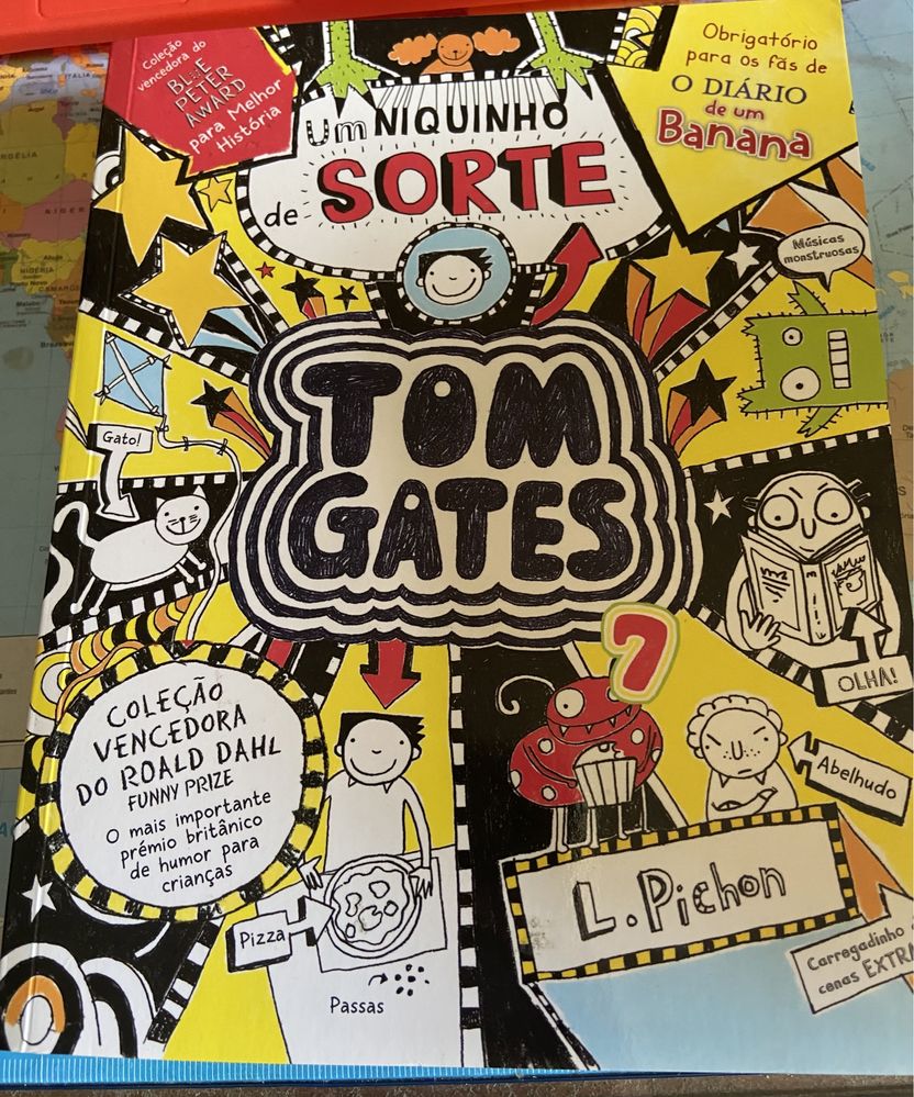 Livros Tom Gates volumes 1-8