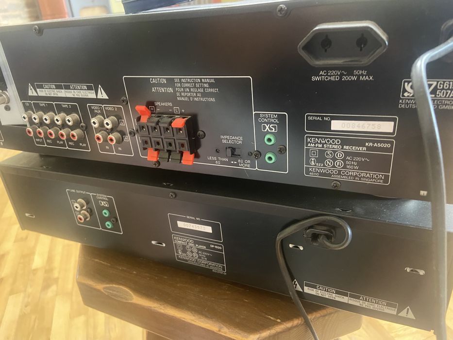 Стерео ресивер и проигрыватель компакт дисков Kenwood KR-A5020