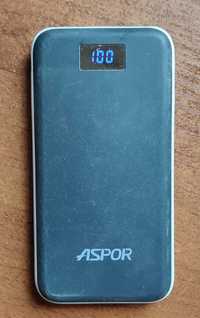 Павербанк неробочий з дисплеєм і ліхтариком power bank Aspor A386