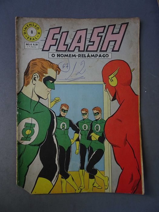 Livro - EBAL - Flash o homem relâmpago nº 8