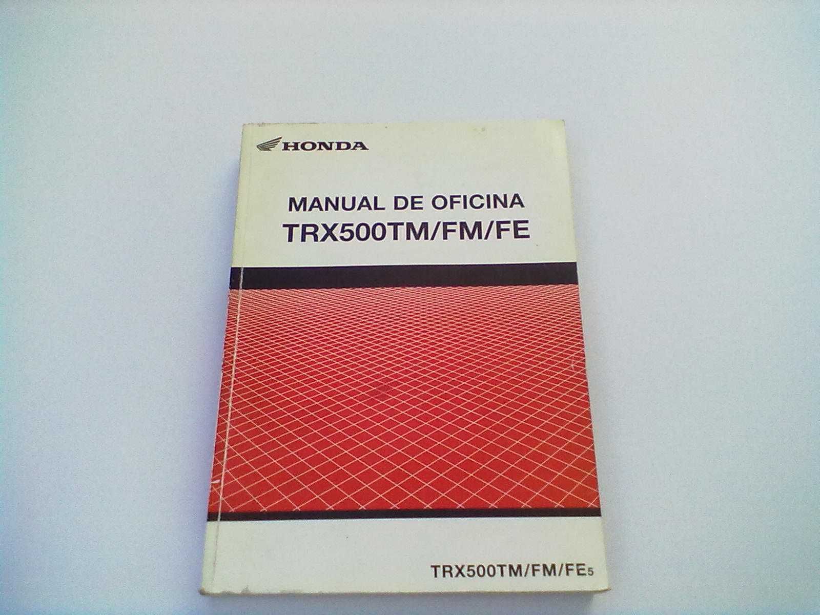 Manual Técnico Oficial Honda TRX Foreman 500 TM-FM-FE