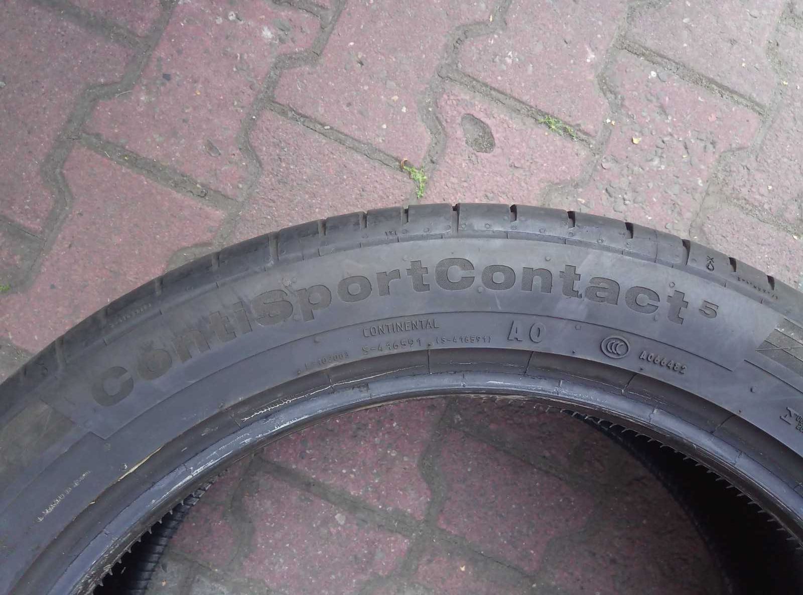 Używana opona letnia 255/45R20 Continental ContiSportContact 5 (W;AO)