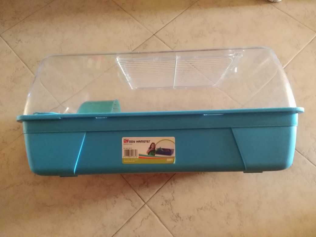 Gaiola completa com roda para Hamster