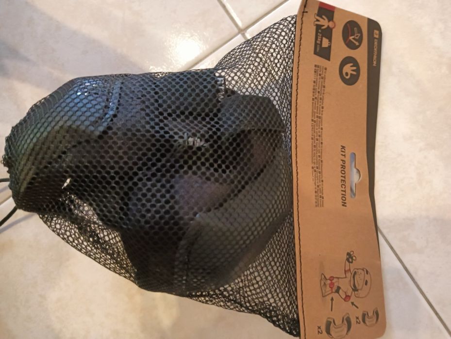 Kit proteção ciclismo criança 3-6 anos