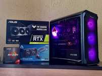 Mocny Gamingowy PC: RTX 3070ti, Ryzen 7 5700x, SSD, 750w, Asus!