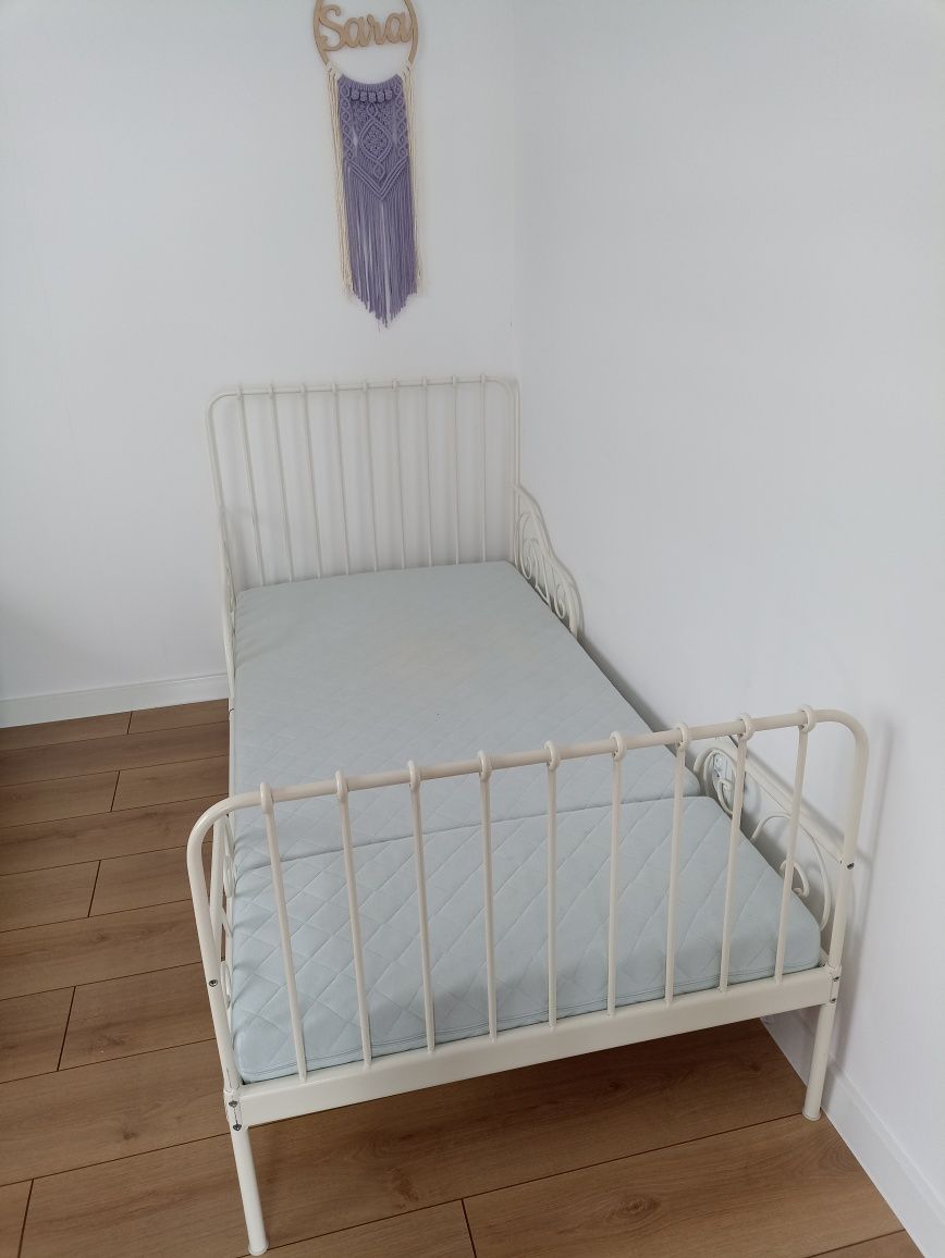 Łóżko IKEA Minnen 80/200 z materacem modułowym
