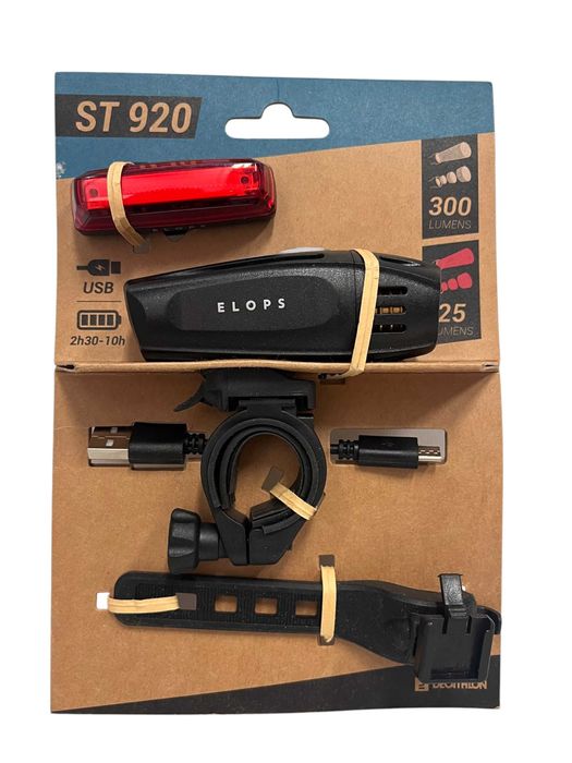 Latarka rowerowa ELOPS ST 920 przód/tył