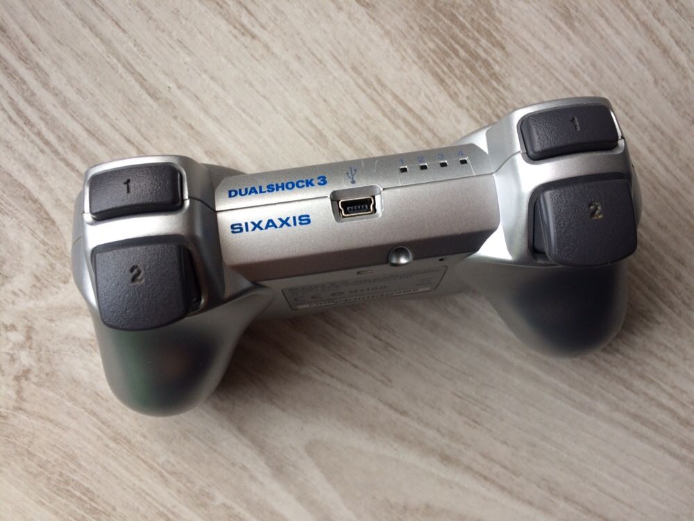 Oryginalny Dualshock 3 Silver pad PlayStation 3 Ps3