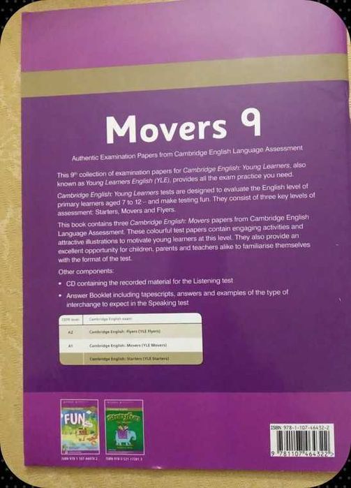Cambridge English Young Learners 9 Movers Student'S Book