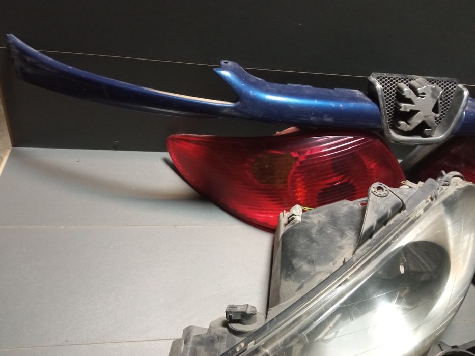 Peugeot 206 1.1 1.4 1.9 rozrusznik cewka lampy lusterka atrapa pompka