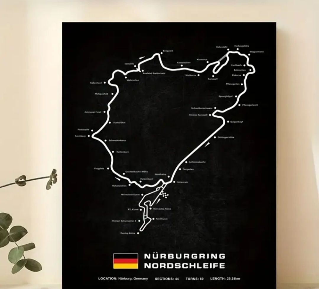 Plakat Nürburgring Nordschleife
