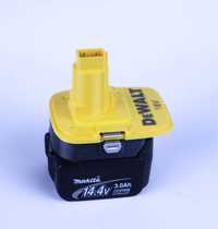 Adapter DeWALT 18-20V starego typu na baterie Makita 18V nowego typu