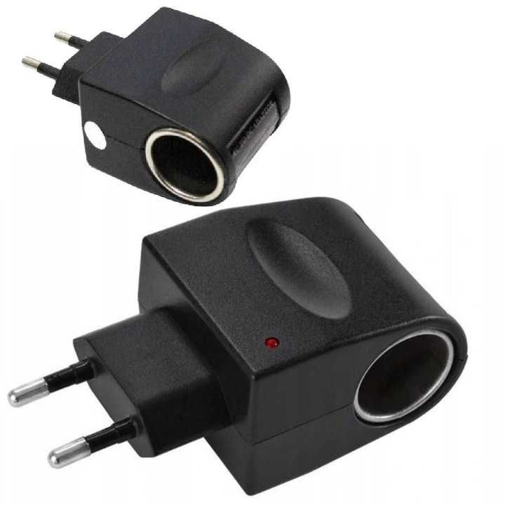 adapter przejściówka 220V 230V / 12V ZAPALNICZKI nowe zapakowane jakoś