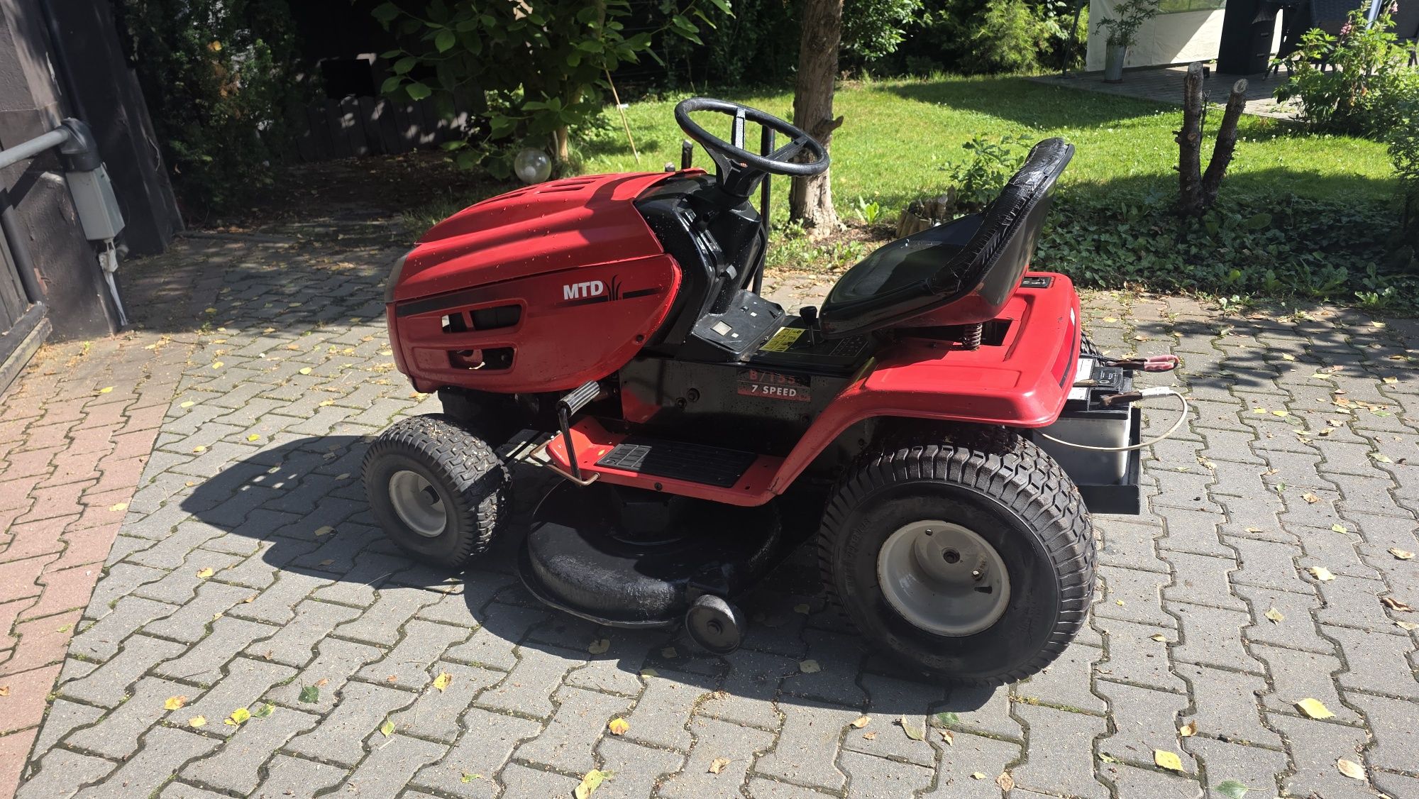 traktorek MTD kosiarka 15,5KM silnik briggs&stratton  2 noże=107cm
