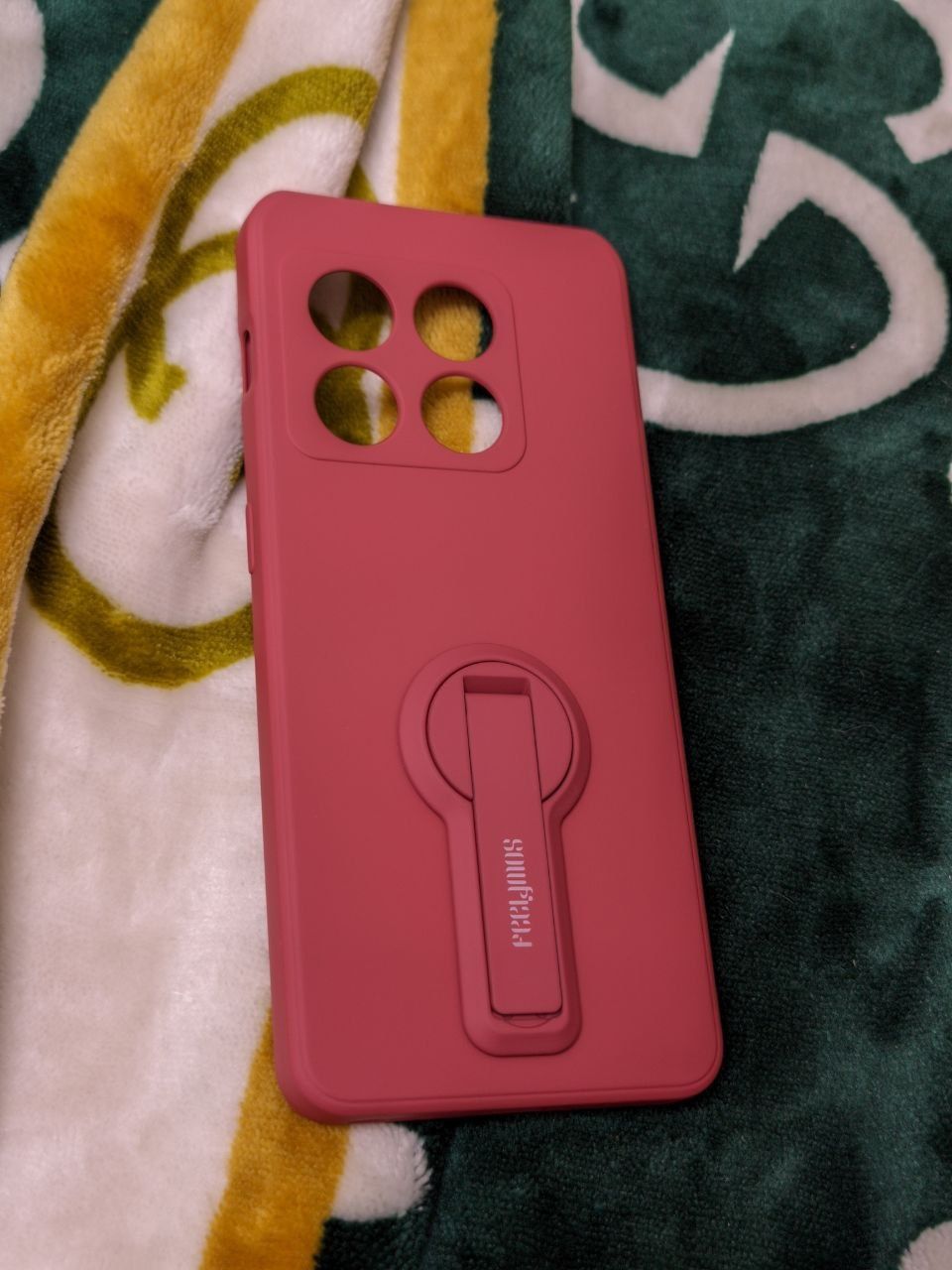 Рожевий жіночий чохол з підставкою для OnePlus 10 Pro