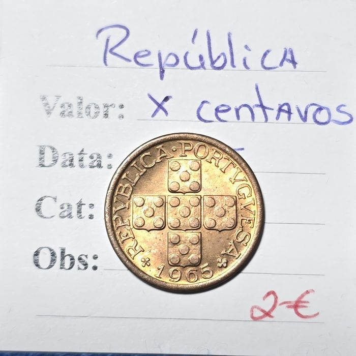 X centavos 1965 soberba