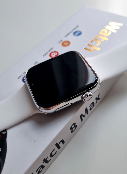 Smartwatch 8 MAX bialy