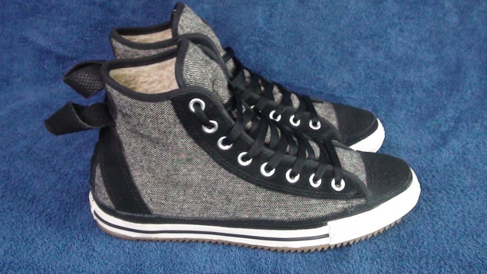 Converse - зимние  кроссовки кеды ботинки