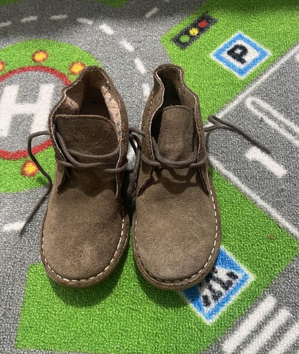 Botas criança em pele