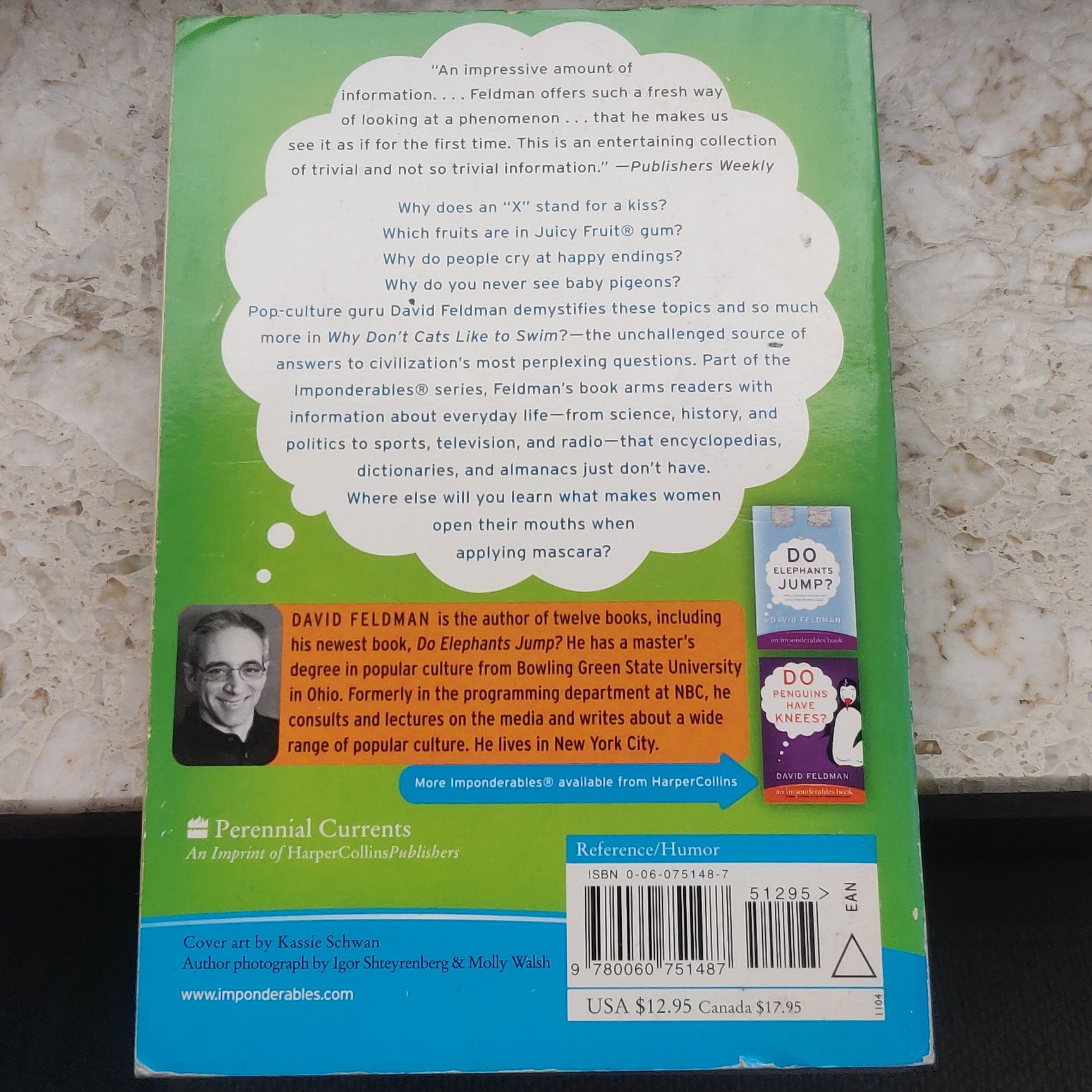 David Feldman, Why Don't Cats Like to Swim?