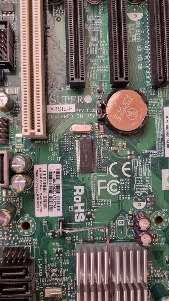 Серверна материнська плата Supermicro S8SIL-F + RAM 8Gb