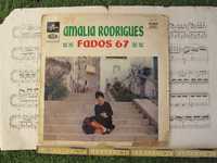 LP Disco Vinil Amália Rodrigues - Fados 67 Antigo