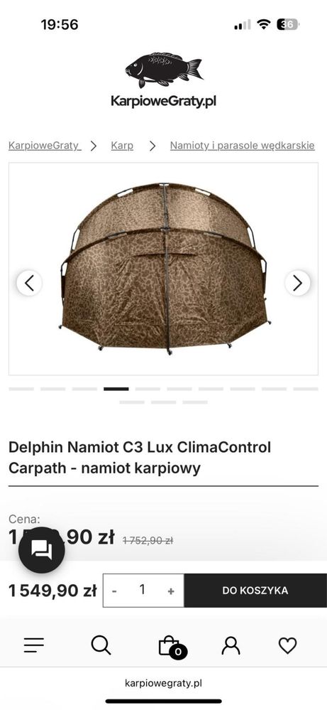 Namiot Delphin C3 Lux Climacontrol Carpath