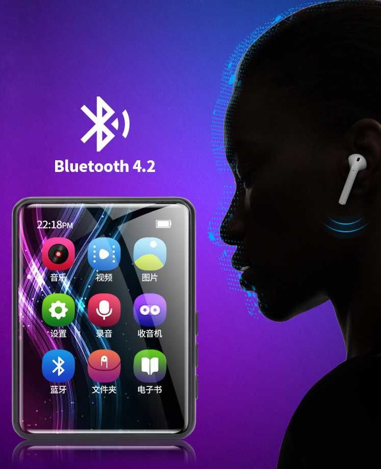 Плеер MP3 JNN X6 Max Bluetooth HI FI Original 4gb