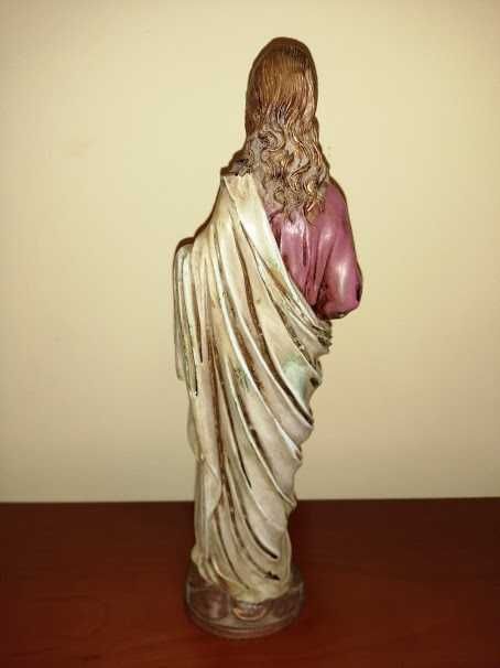 Arte Sacra - Estátua de madeira - Sagrado Coração