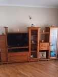 Moveis de Sala (movel de prateleiras + mesa de apoio)