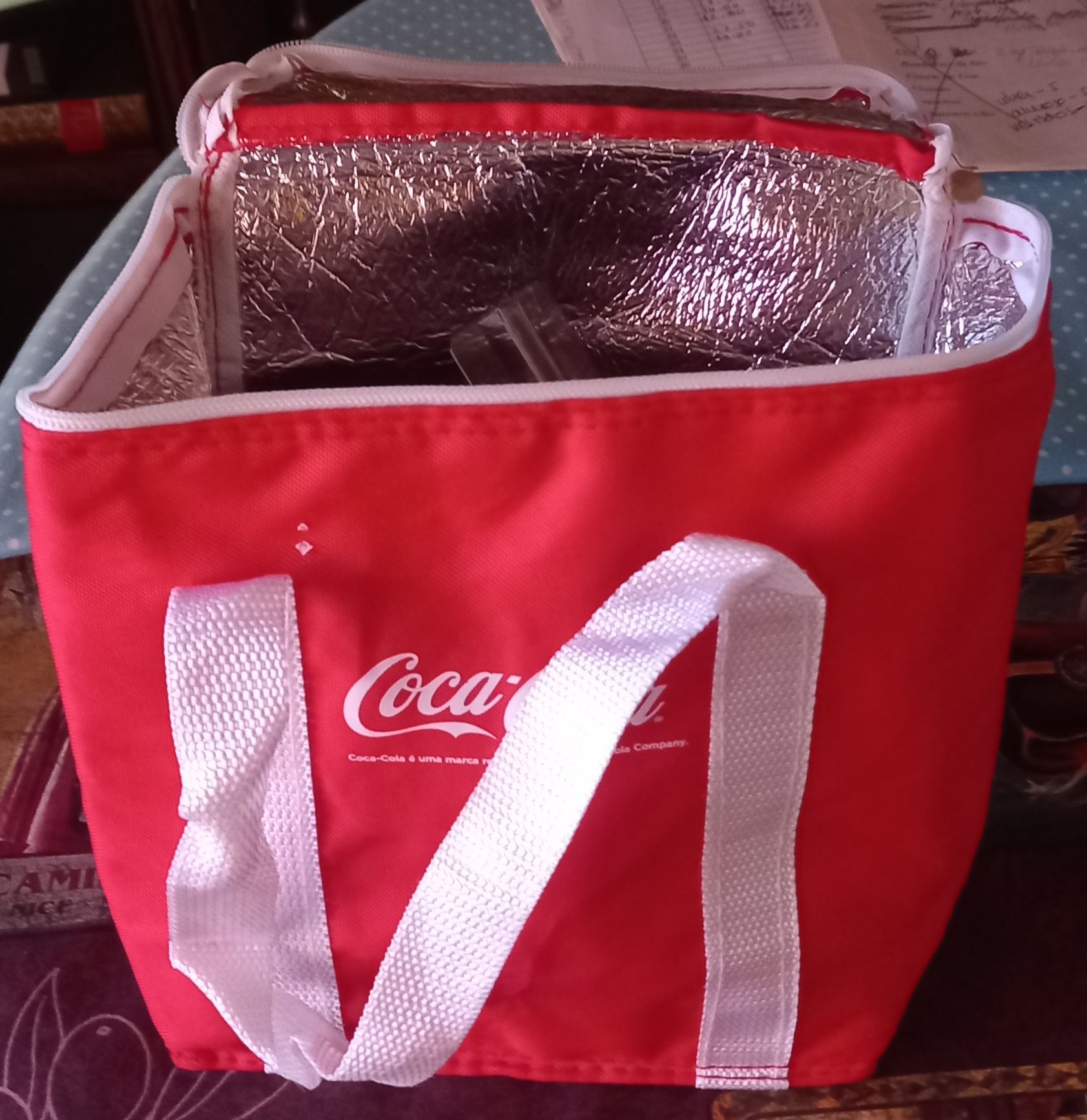 Lancheira da colecção da coca-cola