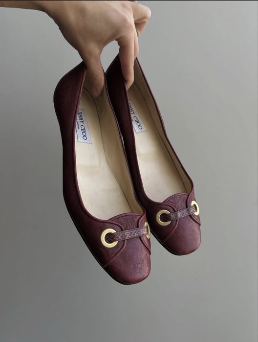 Шкіряні балетки Jimmy Choo
