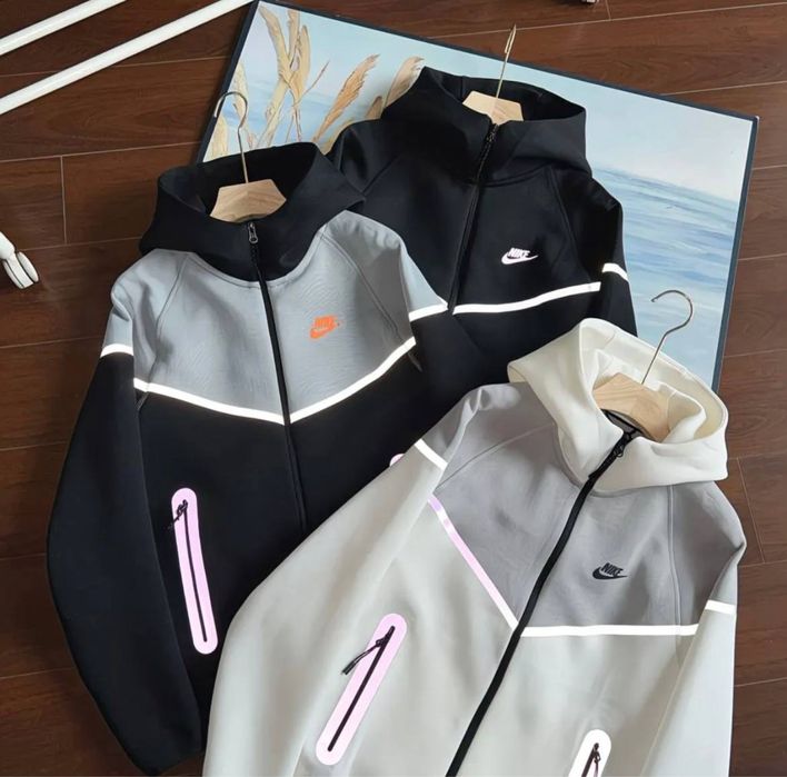 Зіпка Nike Tech Fleece Reflective | 	спортивна кофта Nike | найк теч
