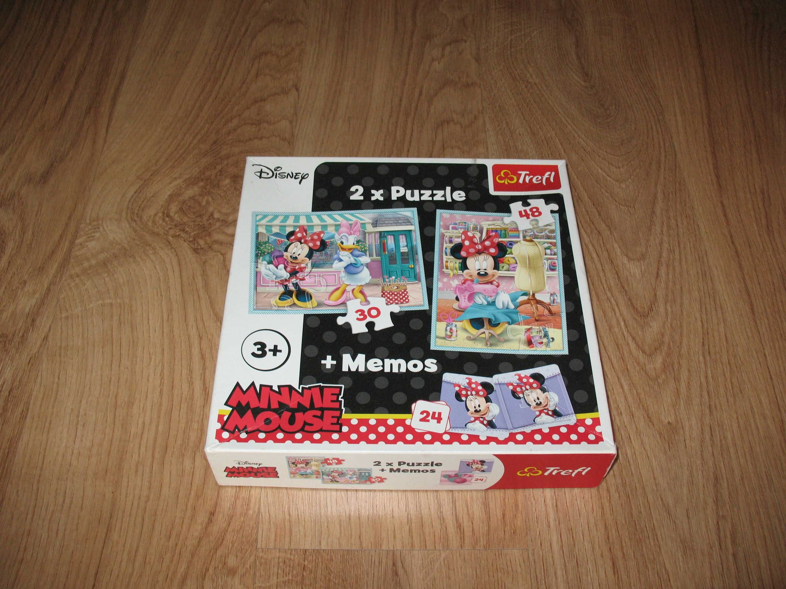 Minnie Mouse 2 x puzzle 3+