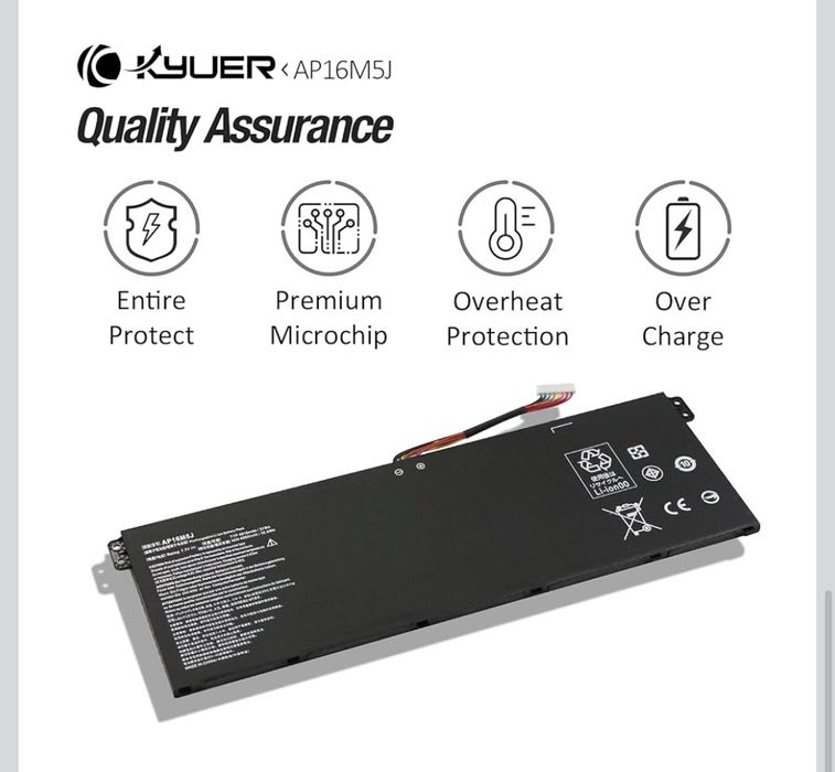 Bateria KYUER AP16M5J do Acer Aspire 1 3 A114 A315