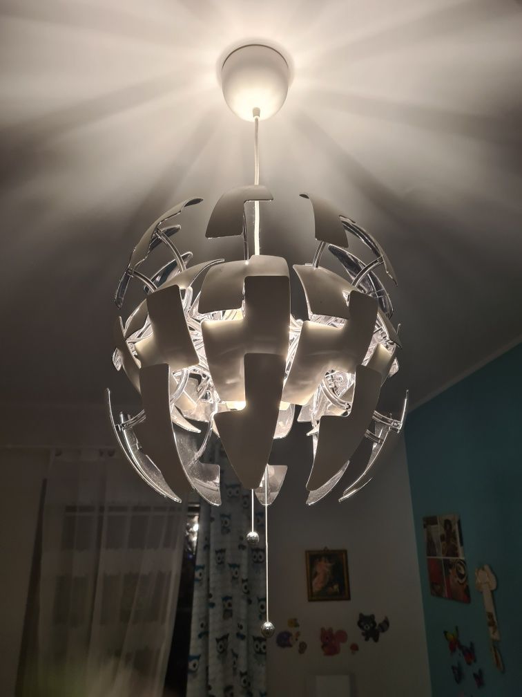 Lampa Ikea srebrna odbiór osobisty
