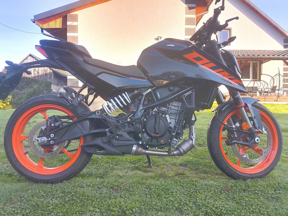 Ktm Duke 125 na gwarancji