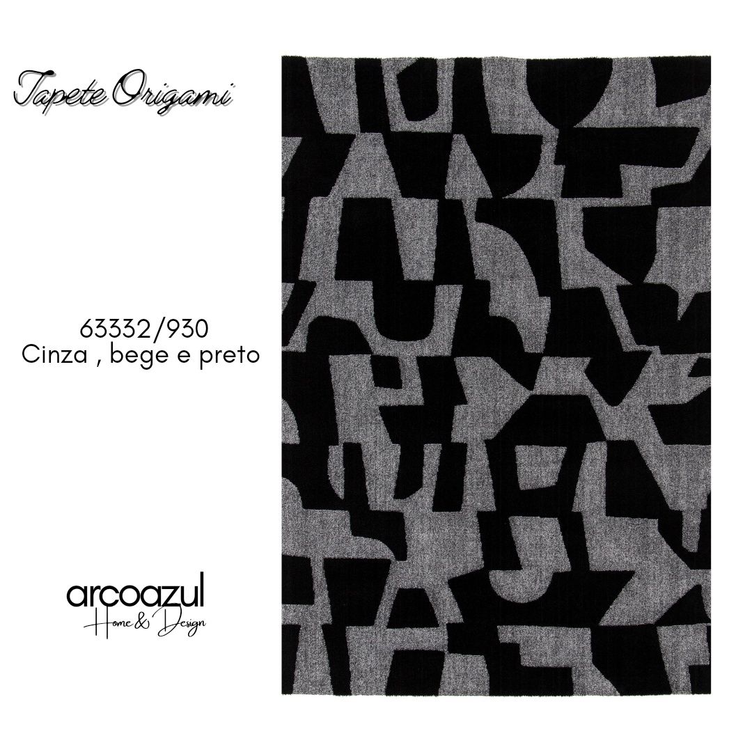 Tapete Origami - Estilo contemporâneo - Varias medidas By Arcoazul