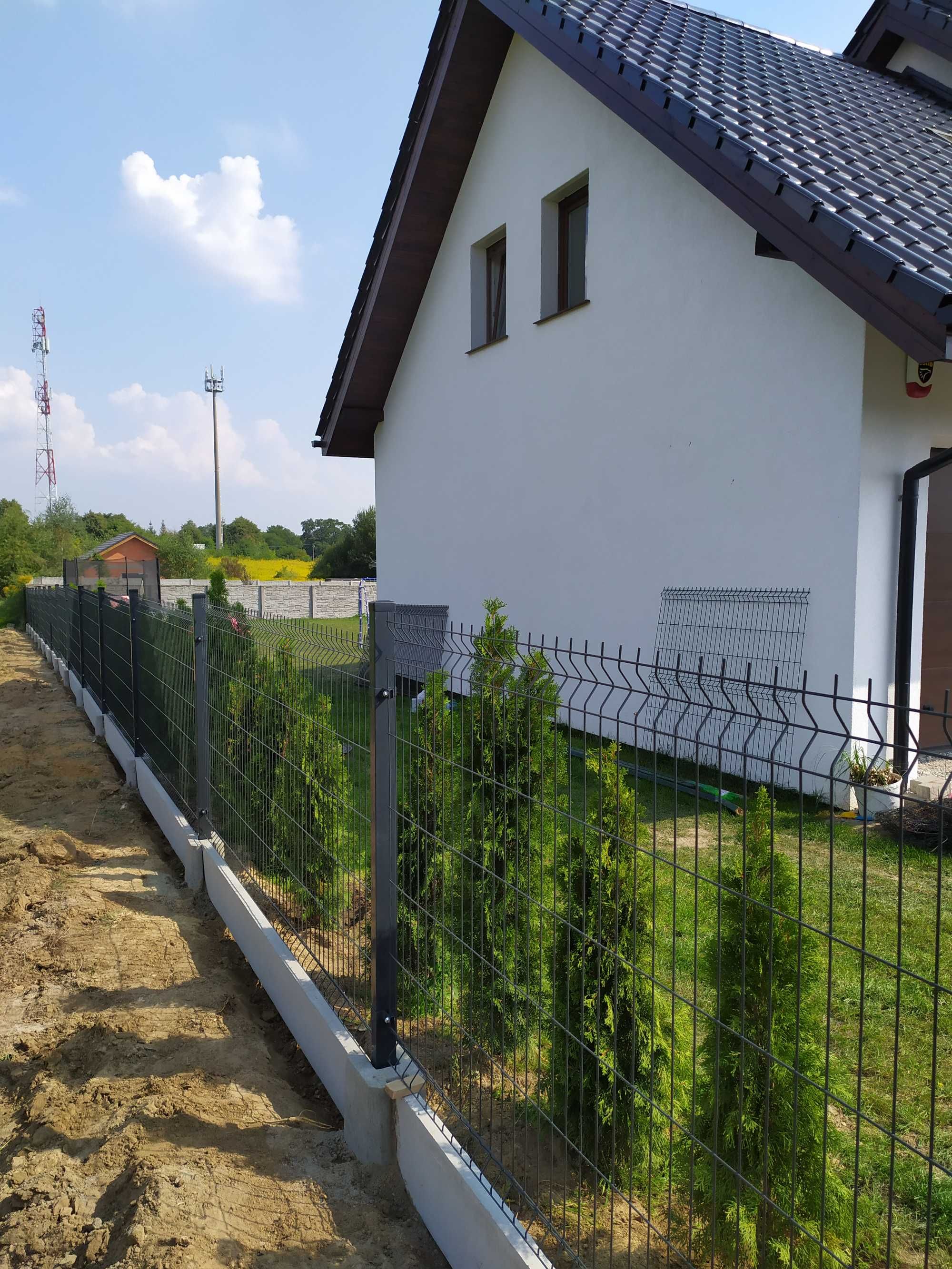 Kompletne ogrodzenie panelowe 3D, wys. 153 cm! Najlepsze ceny!