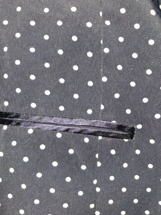 Костюм двійка блейзер + спідниця горошок