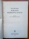 Stanisła Skorupka - Słownik wyrazów bliskoznacznych (1959 r.)