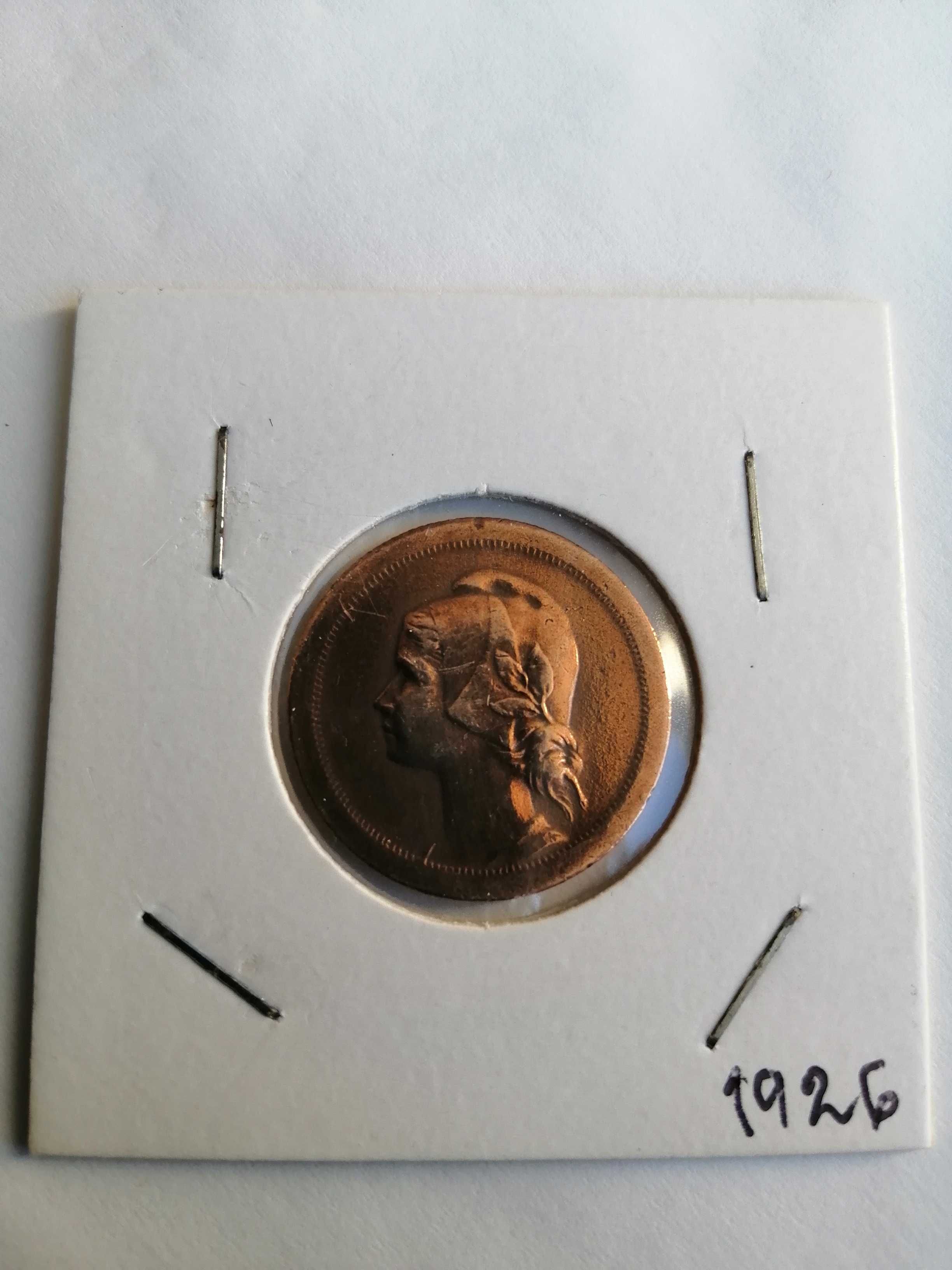 Colecção completa de moedas de cobre de 20 centavos de 1924 a 1940