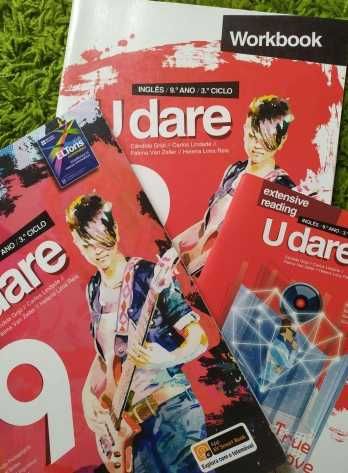 Manual e Caderno de Atividades - U Dare 9 – Inglês – 9.º Ano